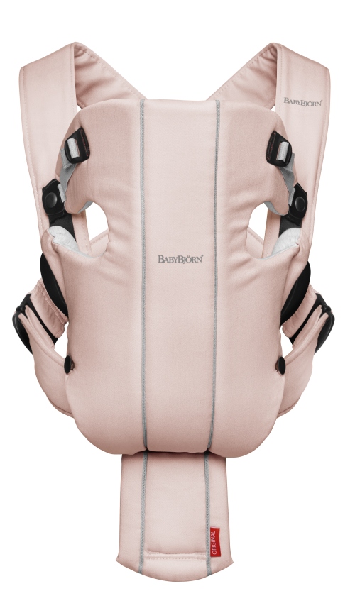 BabyBjorn Porte bebe original rose clair gris coton jersey Livraison Gratuite 24 48h